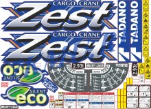 Комплект стикеров для КМУ Taданo Zest ECO 300